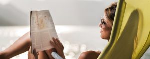 Woman Reading a Magazine